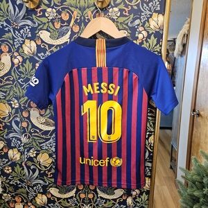 Vintage Youth Unicef Lionel Messi #10 Jersey